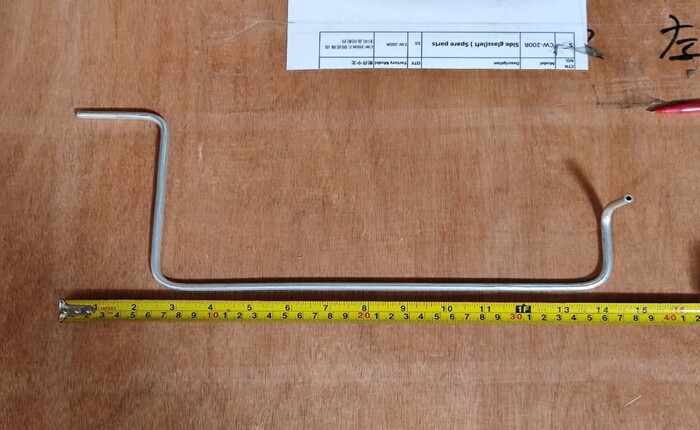 [Parts] DCF3-NG Natural Gas Deep Fryer Connect Gas Pipe