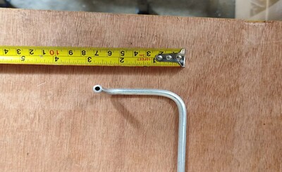 [Parts] DCF3-NG Natural Gas Deep Fryer Connect Gas Pipe