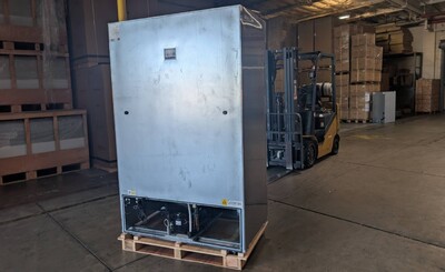 Clearance Reach In Two Door Freezer SS interior 75593L0819
