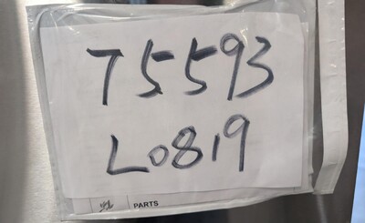 Clearance Reach In Two Door Freezer SS interior 75593L0819