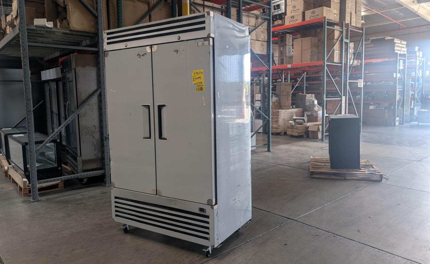 Clearance Reach In Two Door Freezer SS interior 84261L0820