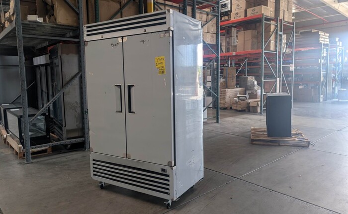 Clearance Reach In Two Door Freezer SS interior 84261L0820