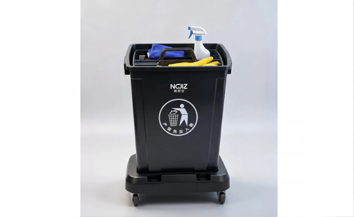 Commercial 60L Wheeled Movable Dining Cleaning Pail CP-60-3