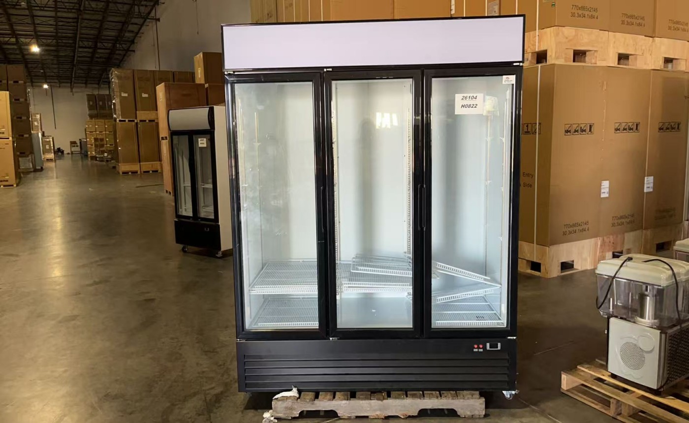 Clearance NSF 64 inches Glass Door Refrigerator 26104H0822