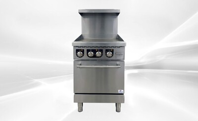 NSF Electric Range Oven 24 Ins Top Griddle TC-ER24-24G