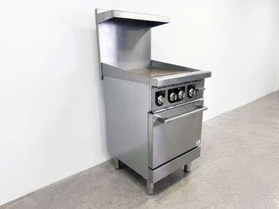 NSF Electric Range Oven 24 Ins Top Griddle TC-ER24-24G