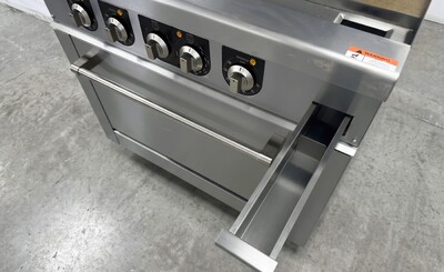 NSF Electric Range Oven 36 Ins Top Griddle TC-ER36-36G