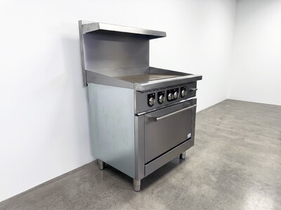 NSF Electric Range Oven 36 Ins Top Griddle TC-ER36-36G