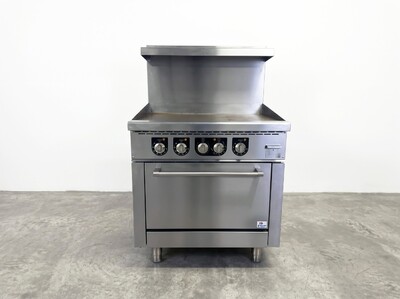 NSF Electric Range Oven 36 Ins Top Griddle TC-ER36-36G