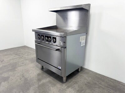 NSF Electric Range Oven 36 Ins Top Griddle TC-ER36-36G