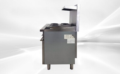 NSF Electric Range Oven 4 Burner 12 Ins Griddle TC-ER36-12G