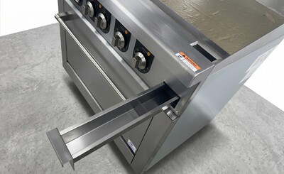 NSF Electric Range Oven 2 Burner 24 Ins Griddle TC-ER36-24G