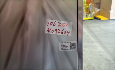 Clearance NSF Reach In Three door refrigerator 106267N082604
