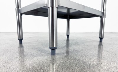 NSF StainlessSteel Table+2-Tier Overshelf Set HN-OSD-1224-2430SB