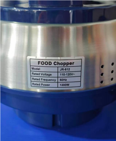 12L Electric Food Chopper Processor Meat GrinderMixer110V JR-612