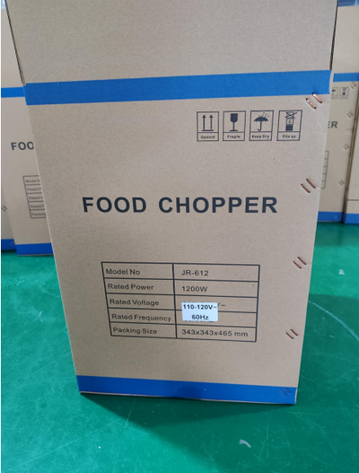 12L Electric Food Chopper Processor Meat GrinderMixer110V JR-612