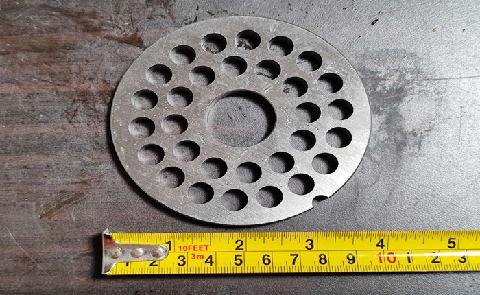 [Parts] HFM-32 Meat Grinder  Plate With 10mm Holes