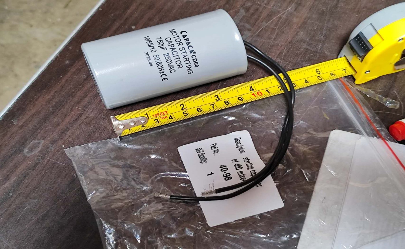 [Parts] HLM-40B Mixer Starting Capacitor CD60 750uF
