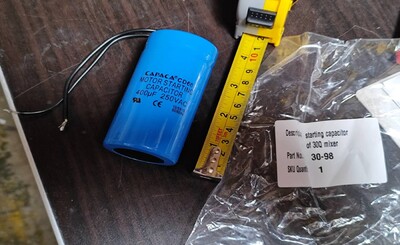 [Parts] HLM-30B Mixer Starting Capacitor CD60 400uF