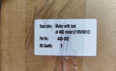 [Parts] HLM-40B Bakery Dough Mixer Motor Y112M-4