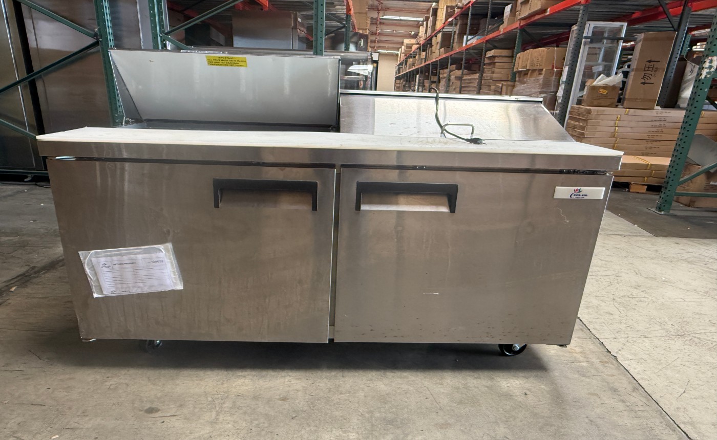 Clearance 60 inches top two door Sandwich Prep Table 57042L0829