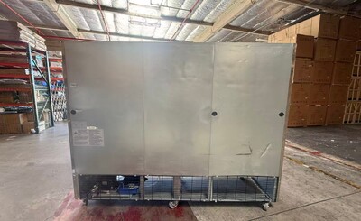 Clearance Reach In 3 Door Refrigerator SS interior 106774L0829