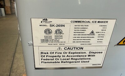 Clearance  Seafood Ice Maker granular ice Machine  46220L0829