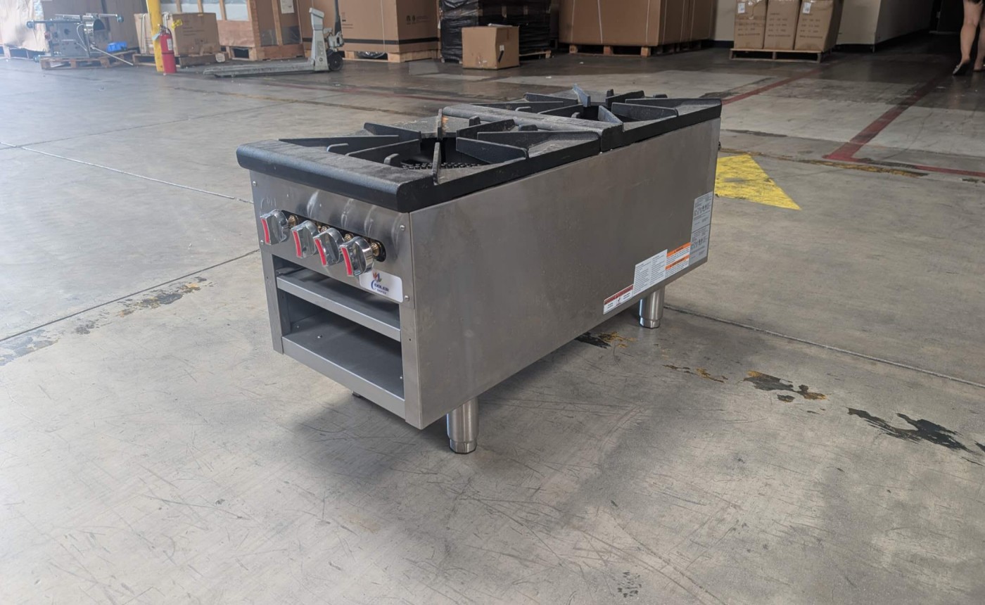 Clearance NSF 18ins double hole stock pot range 106772L0829