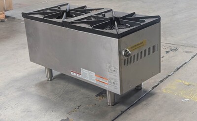 Clearance NSF 18ins double hole stock pot range 106772L0829