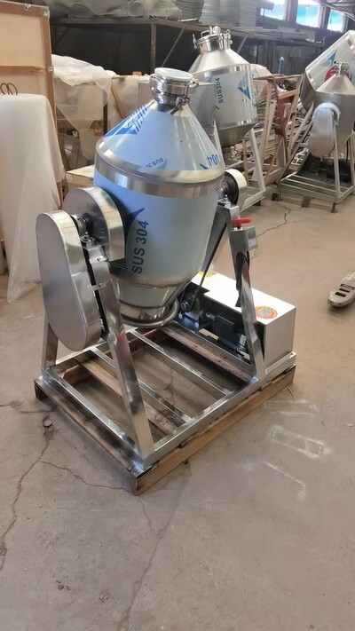 Dry Powder Blender Mixer Butterfly Valve Discharge Port GH300-B