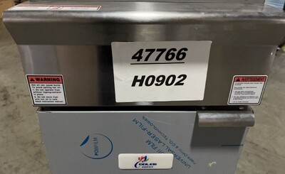 Clearance 40 lbs Restaurant Natural Gas Deep Fryer 47766H0902