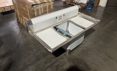 Clearance 54 ins one compartment sink NSF 70379H0902