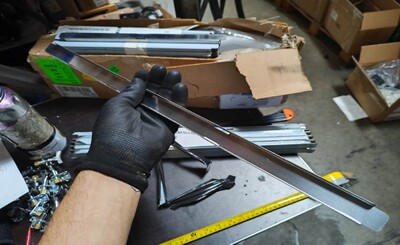 [Parts] Longitudinal Beam Rack for Mega Prep Table 21 inches