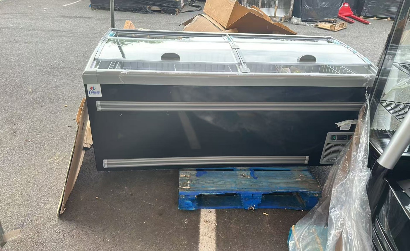 Clearance 83 ins Frozen Meat Food Display Freezer 106937N090904