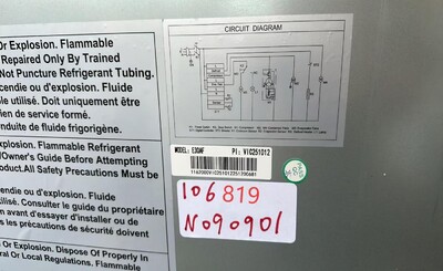Clearance Stainless S Top-Mounted Reach In Freezer 106819N090901