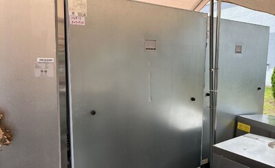 Clearance Reach In Two Door Freezer SS interior 106925N090902