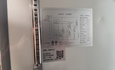 Clearance NSF restaurant One Door Refrigerator 98013L0915