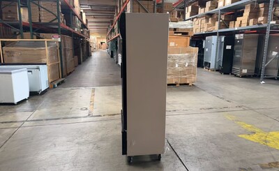 Clearance 36 in two glass door upright refrigerator 98533L0915