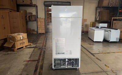 Clearance 36 in two glass door upright refrigerator 98533L0915