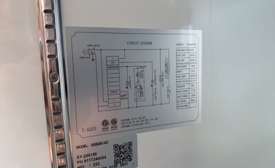 Clearance NSF ETL Commercial Two door refrigerator 79064L0916