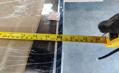 [Parts] CL-4F Bakery Refrigerator Case Right Glass （Old Patter