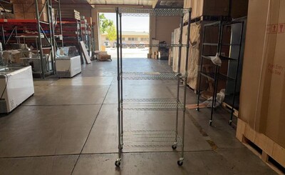 Clearance W35xD17xH71 5 Tier Wire Shelving Shelves 107046L0917