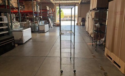 Clearance W35xD17xH71 5 Tier Wire Shelving Shelves 107046L0917