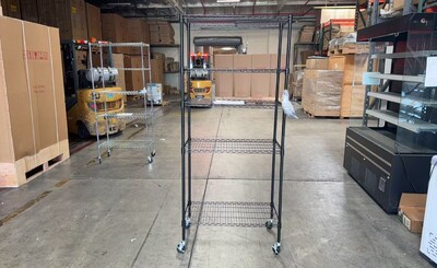 Clearance W35xD17xH71 5 Tier Wire Shelving Shelves 107047L0917