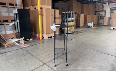 Clearance W35xD17xH71 5 Tier Wire Shelving Shelves 107047L0917