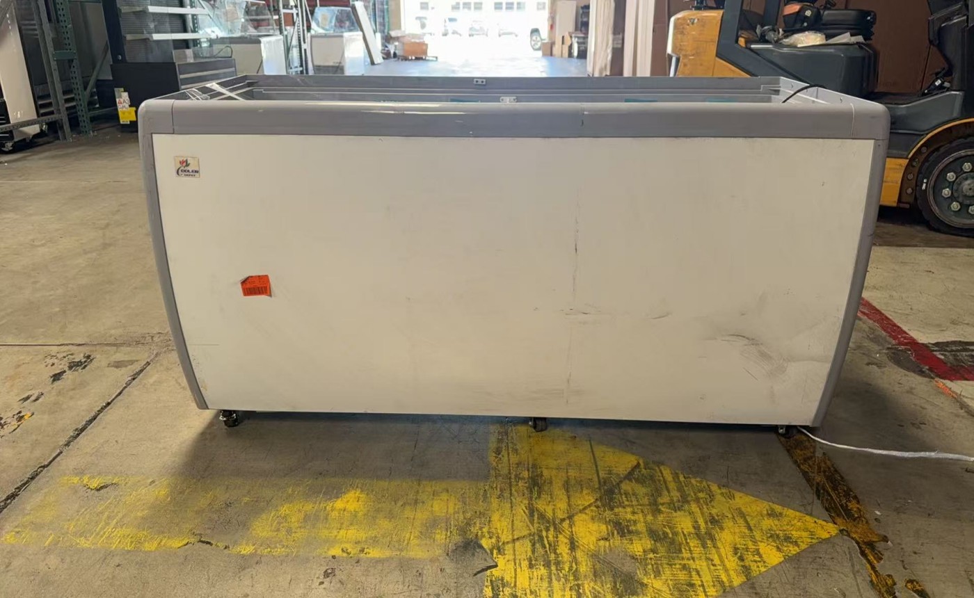 Clearance  Ice Cream Glass Freezer Dipping Cabinet 106680L917
