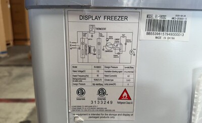 Clearance  Ice Cream Glass Freezer Dipping Cabinet 106680L917