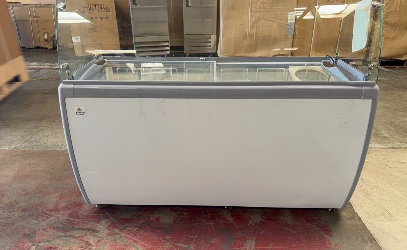 Clearance Dipping Cabinet With Glass Sneeze Guard 106977L0917