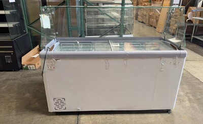 Clearance Dipping Cabinet With Glass Sneeze Guard 106976L0917