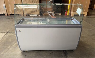 Clearance Dipping Cabinet With Glass Sneeze Guard 106976L0917